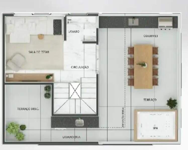 Cobertura, São Lucas, 2 Quartos, 2 Vagas, 2 Suítes