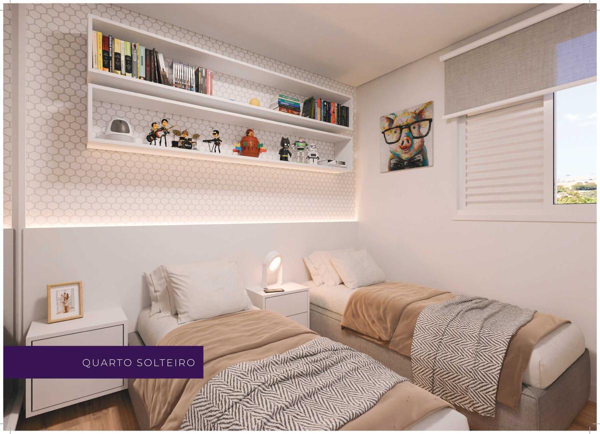 Apartamento, Cabral, 2 Quartos, 1 Vaga