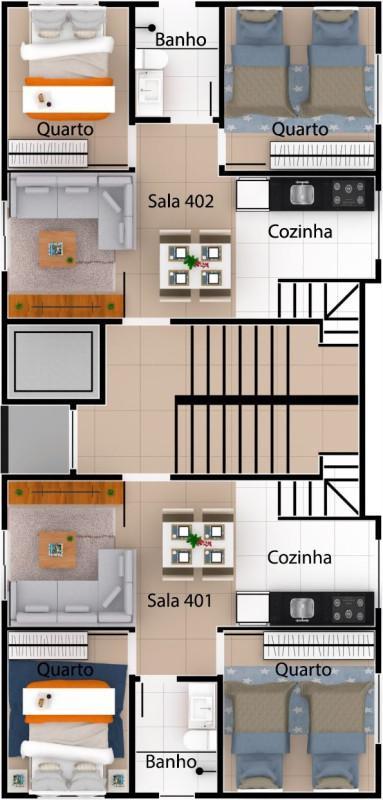Cobertura, Miramar (barreiro), 3 Quartos, 1 Vaga