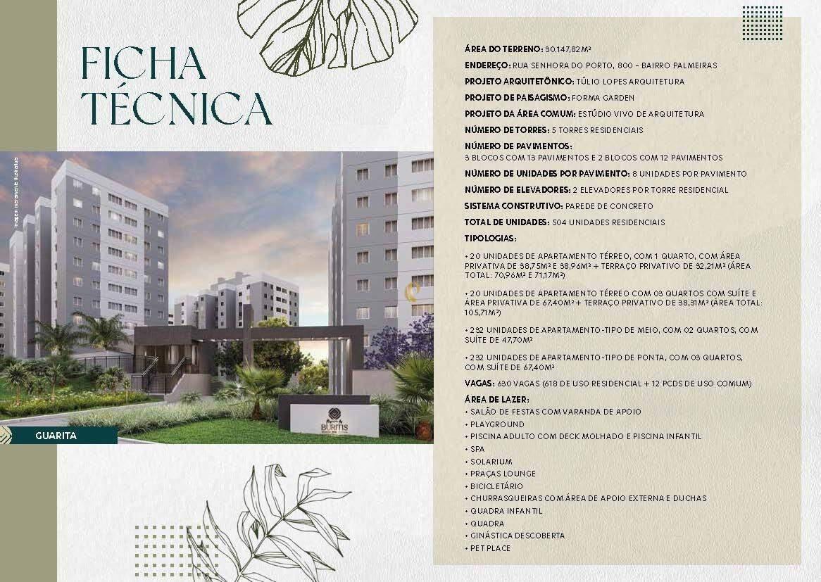 Apartamento, Palmeiras, 3 Quartos, 1 Vaga, 1 Suíte