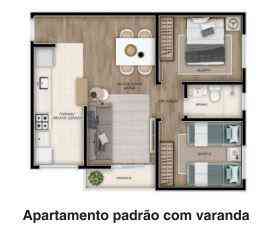 Apartamento, Monte Verde, 2 Quartos, 1 Vaga