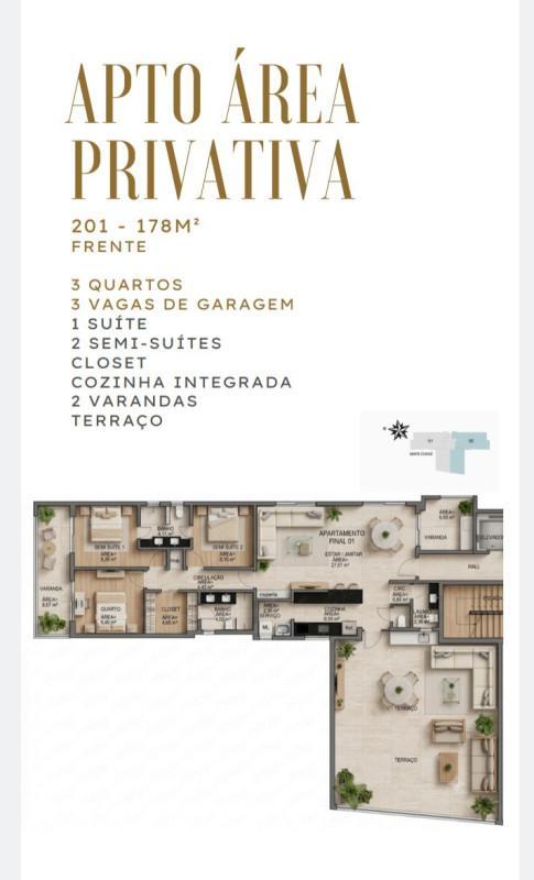 Apartamento, Calafate, 3 Quartos, 2 Vagas, 1 Suíte