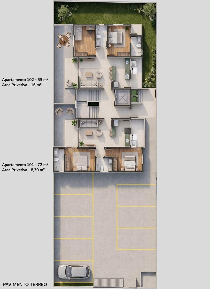 Apartamento, Santa Mônica, 2 Quartos, 1 Vaga, 1 Suíte