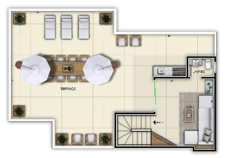 Cobertura, Nova Floresta, 3 Quartos, 3 Vagas, 1 Suíte