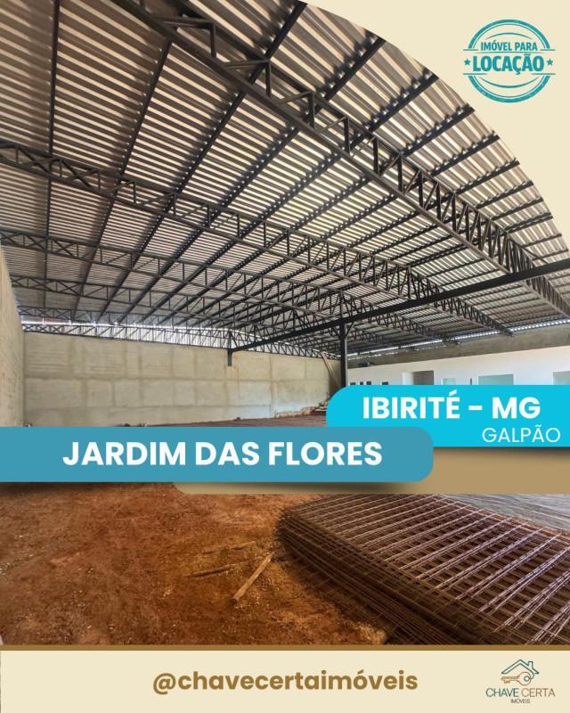 Galpão, Jardim das Flores, 0 Quarto, 0 Vaga