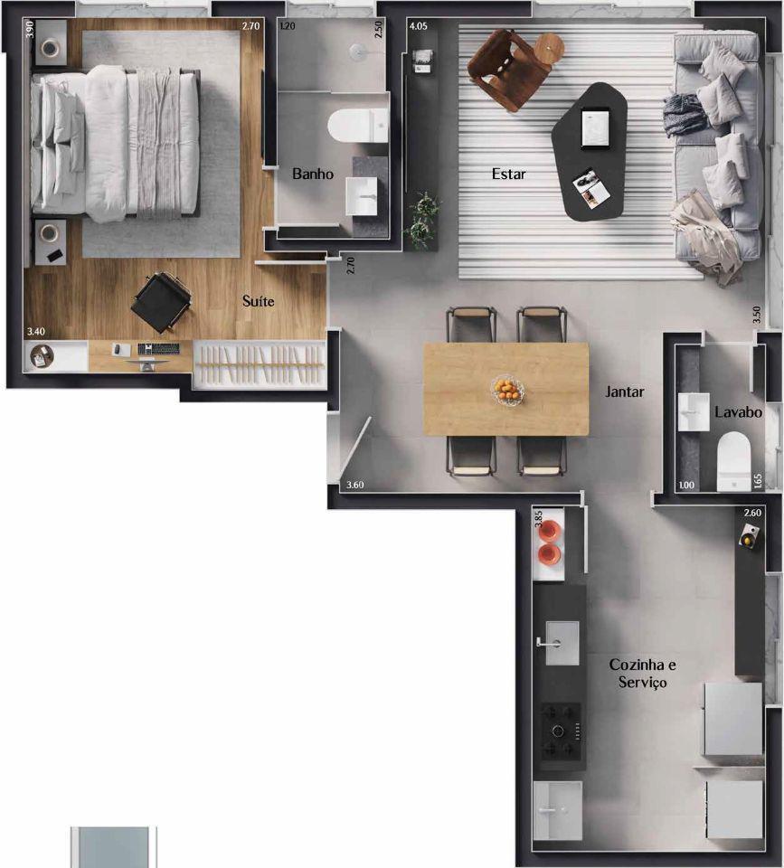 Apartamento, Lourdes, 3 Quartos, 2 Vagas, 2 Suítes