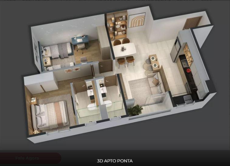 Apartamento, Eldorado, 2 Quartos, 1 Vaga, 1 Suíte