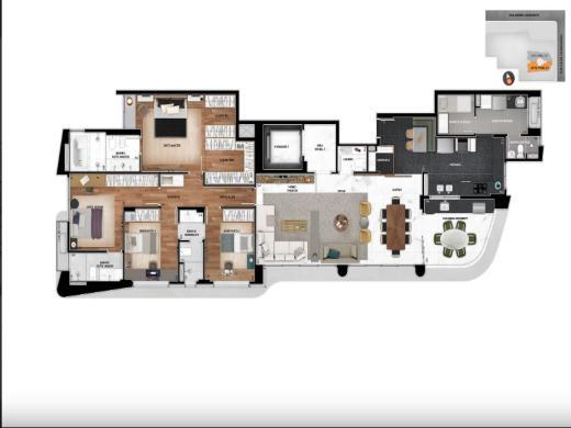 Apartamento, Gutierrez, 4 Quartos, 3 Vagas, 2 Suítes