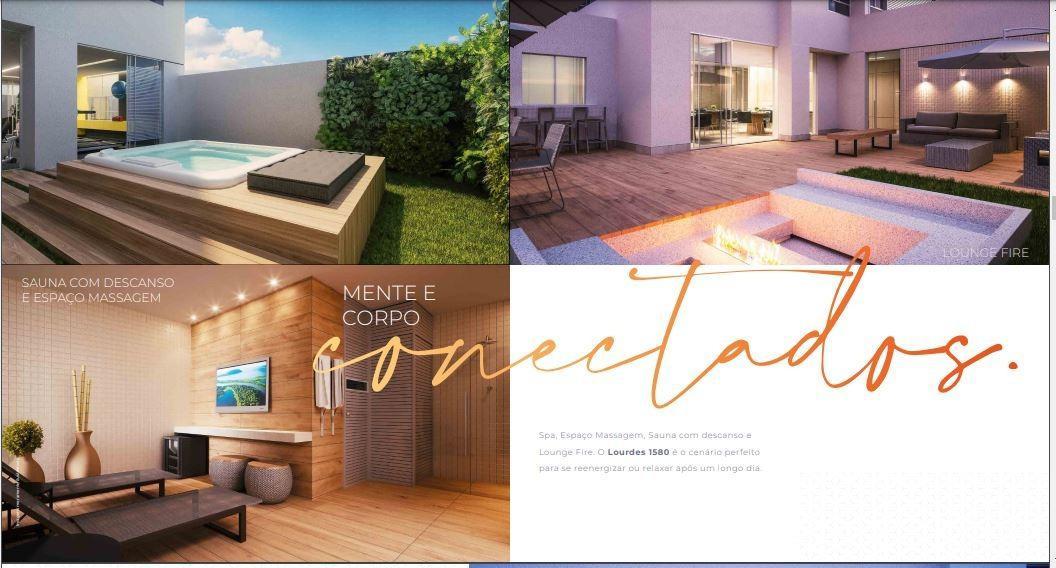 Apartamento, Lourdes, 2 Quartos, 2 Vagas, 1 Suíte