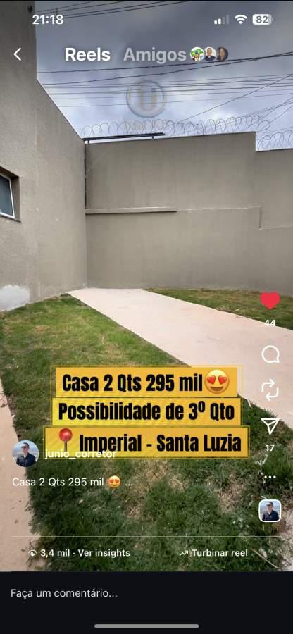 Casa, Imperial, 2 Quartos, 3 Vagas