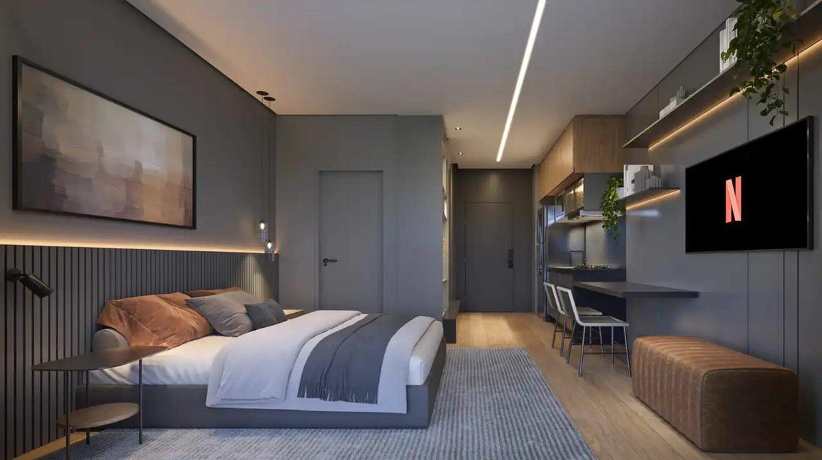 Apartamento, Lourdes, 1 Quarto, 0 Vaga, 1 Suíte