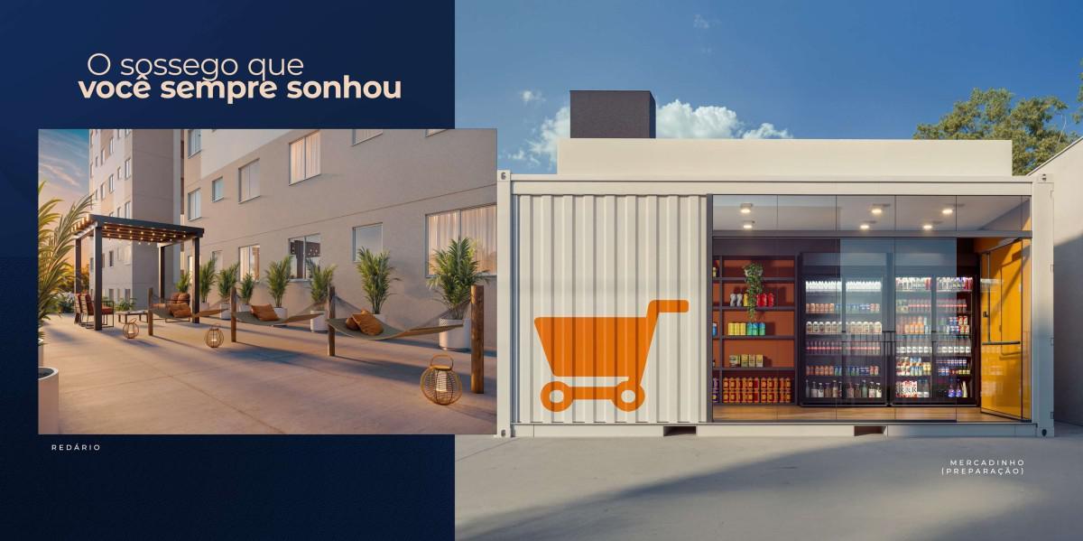 Apartamento, Jequitibá, 2 Quartos, 1 Vaga