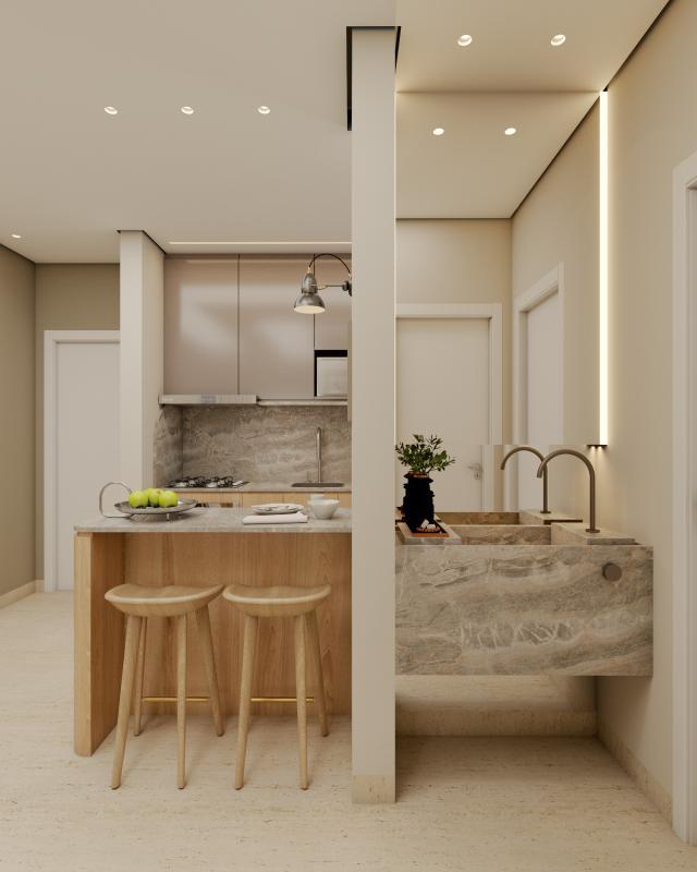 Apartamento, Sagrada Família, 1 Quarto, 1 Vaga