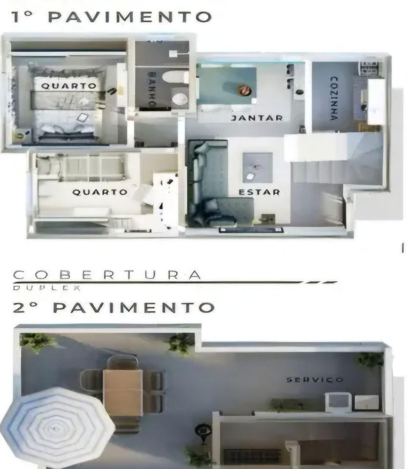 Apartamento, Minaslândia (p Maio), 2 Quartos, 2 Vagas
