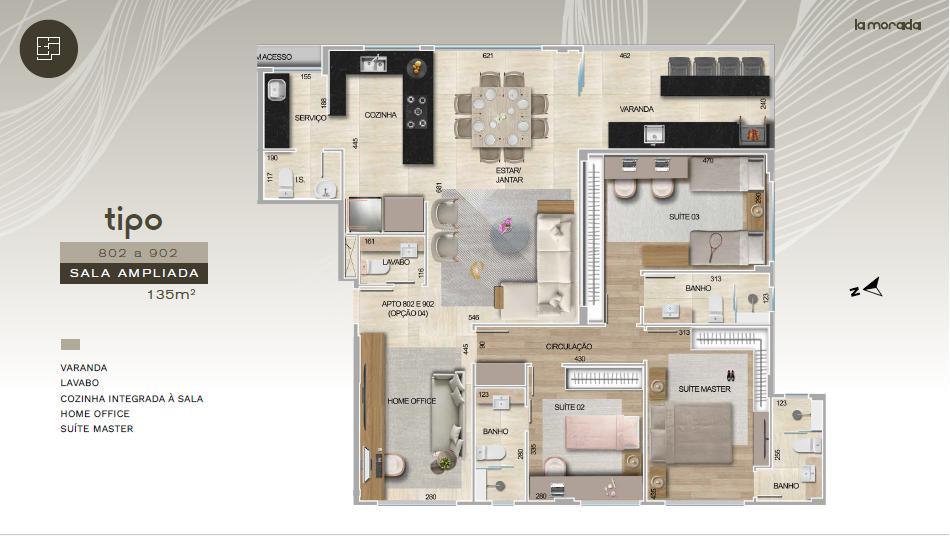 Apartamento, Sion, 3 Quartos, 2 Vagas, 3 Suítes