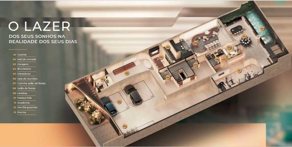 Apartamento, Funcionários, 3 Quartos, 2 Vagas, 1 Suíte