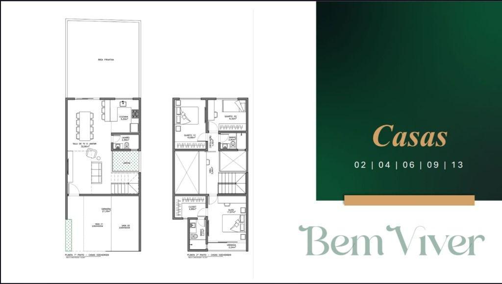 Casa, Nossa Senhora do Carmo, 3 Quartos, 2 Vagas, 1 Suíte