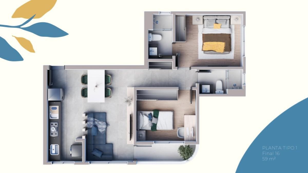 Apartamento, São Luiz (pampulha), 2 Quartos, 1 Vaga, 1 Suíte