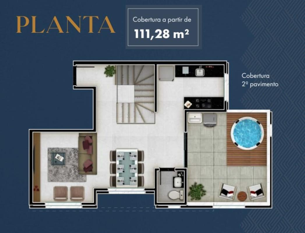 Cobertura, Alto Caiçaras, 2 Quartos, 2 Vagas, 1 Suíte