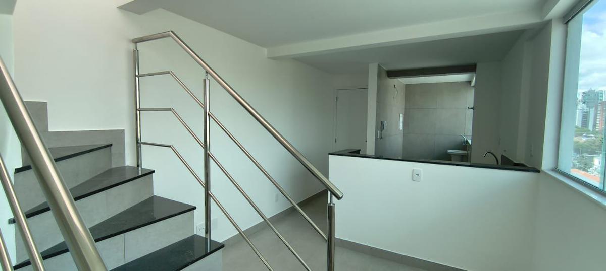 Cobertura, Barro Preto, 1 Quarto, 2 Vagas