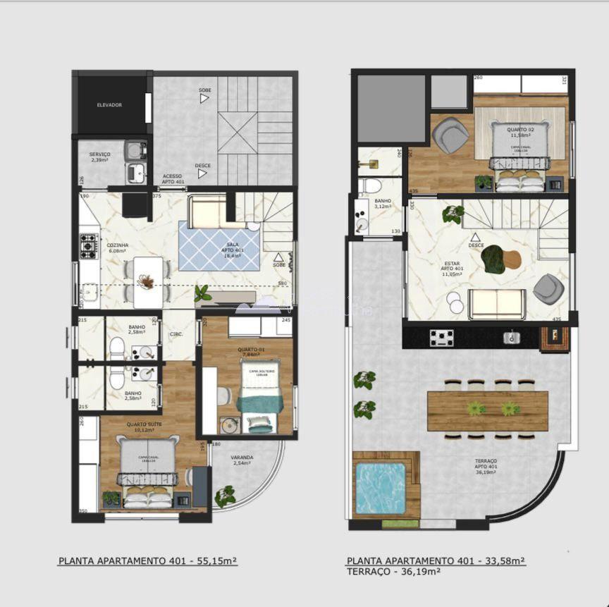 Apartamento, Itapoã, 3 Quartos, 2 Vagas, 1 Suíte
