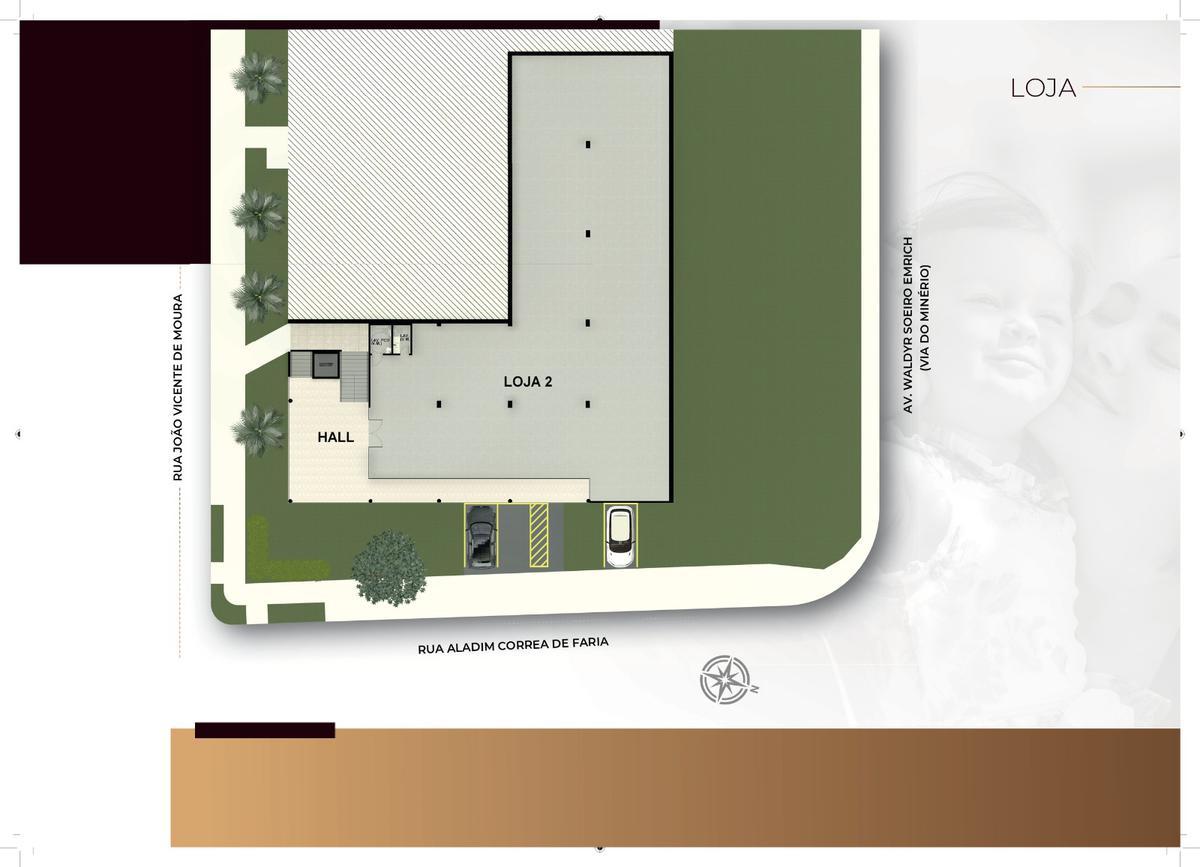 Apartamento, Diamante, 2 Quartos, 2 Vagas, 1 Suíte