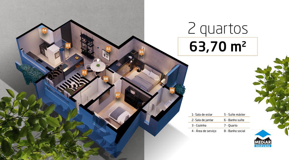 Apartamento, Boa Viagem, 3 Quartos, 2 Vagas, 1 Suíte