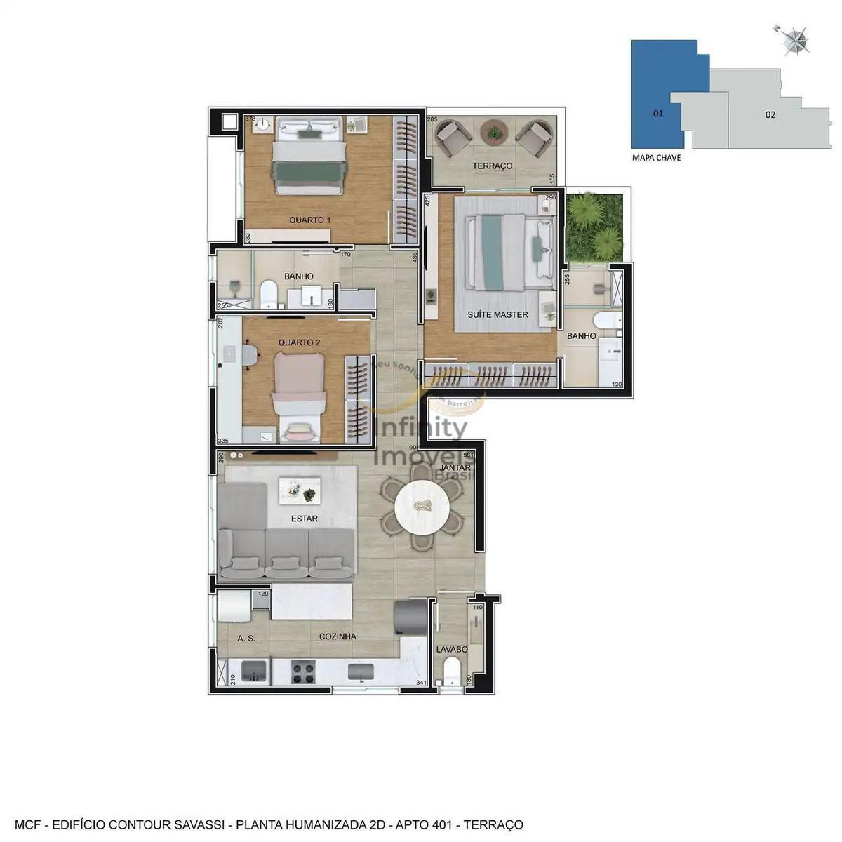 Apartamento, Carmo, 3 Quartos