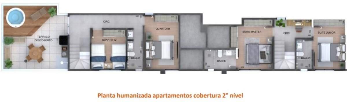 Apartamento, Nova Suíssa, 3 Quartos, 2 Vagas, 1 Suíte
