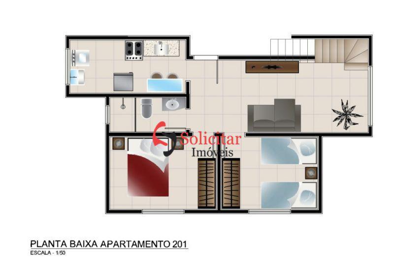 Cobertura, Jardim Vitória, 2 Quartos, 2 Vagas, 0 Suíte