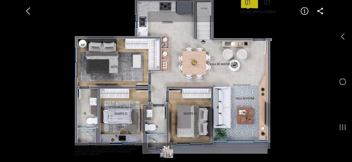 Apartamento, Paquetá, 3 Quartos, 2 Vagas, 1 Suíte