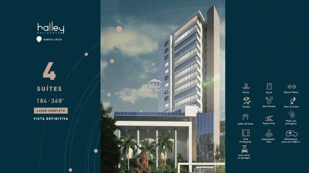 Apartamento, Santa Lúcia, 4 Quartos, 4 Vagas, 4 Suítes