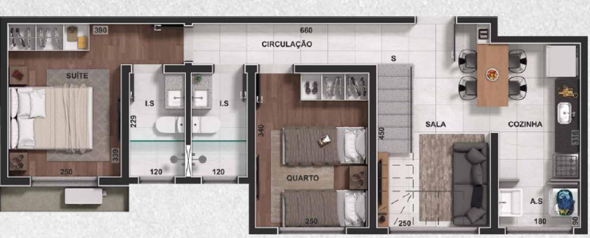 Cobertura, Dona Clara, 2 Quartos, 1 Vaga, 1 Suíte