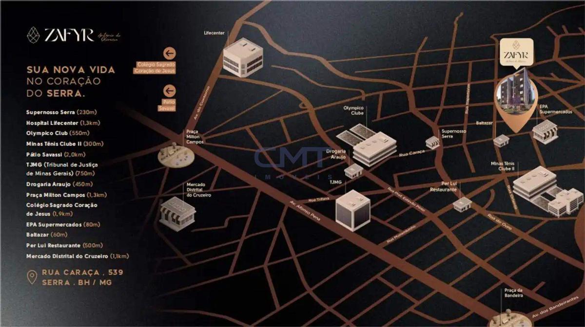 Apartamento, Serra, 2 Quartos, 2 Vagas, 1 Suíte