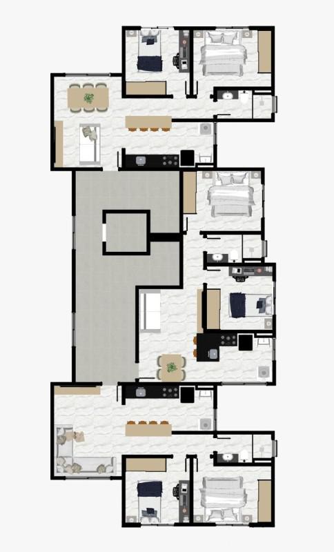 Apartamento, Mangueiras, 2 Quartos, 1 Vaga