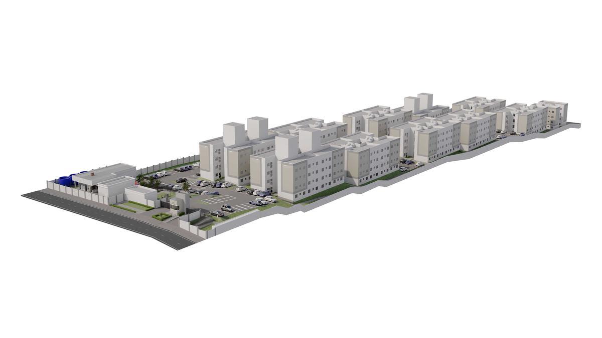 Apartamento, Palmital, 1 Quarto, 1 Vaga