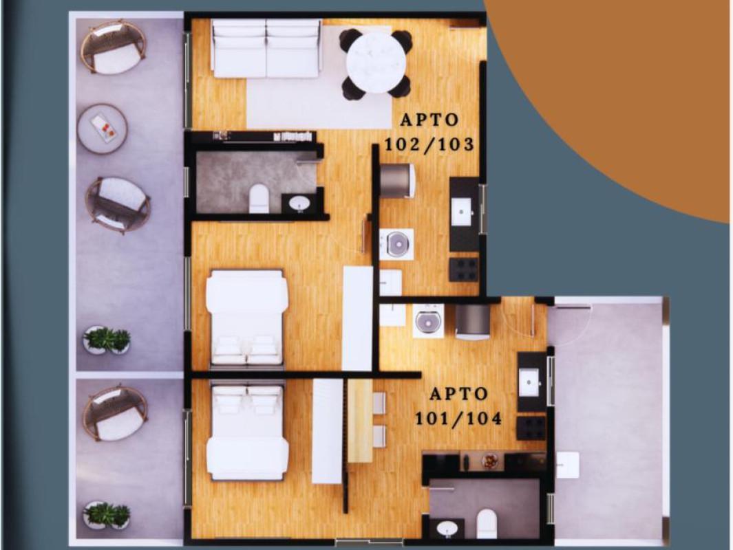 Apartamento, Barreiro, 1 Quarto, 1 Vaga