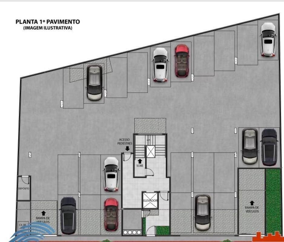 Apartamento, Centro, 2 Quartos, 2 Vagas, 1 Suíte
