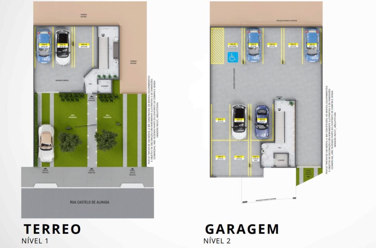 Apartamento, Castelo, 4 Quartos, 3 Vagas, 2 Suítes