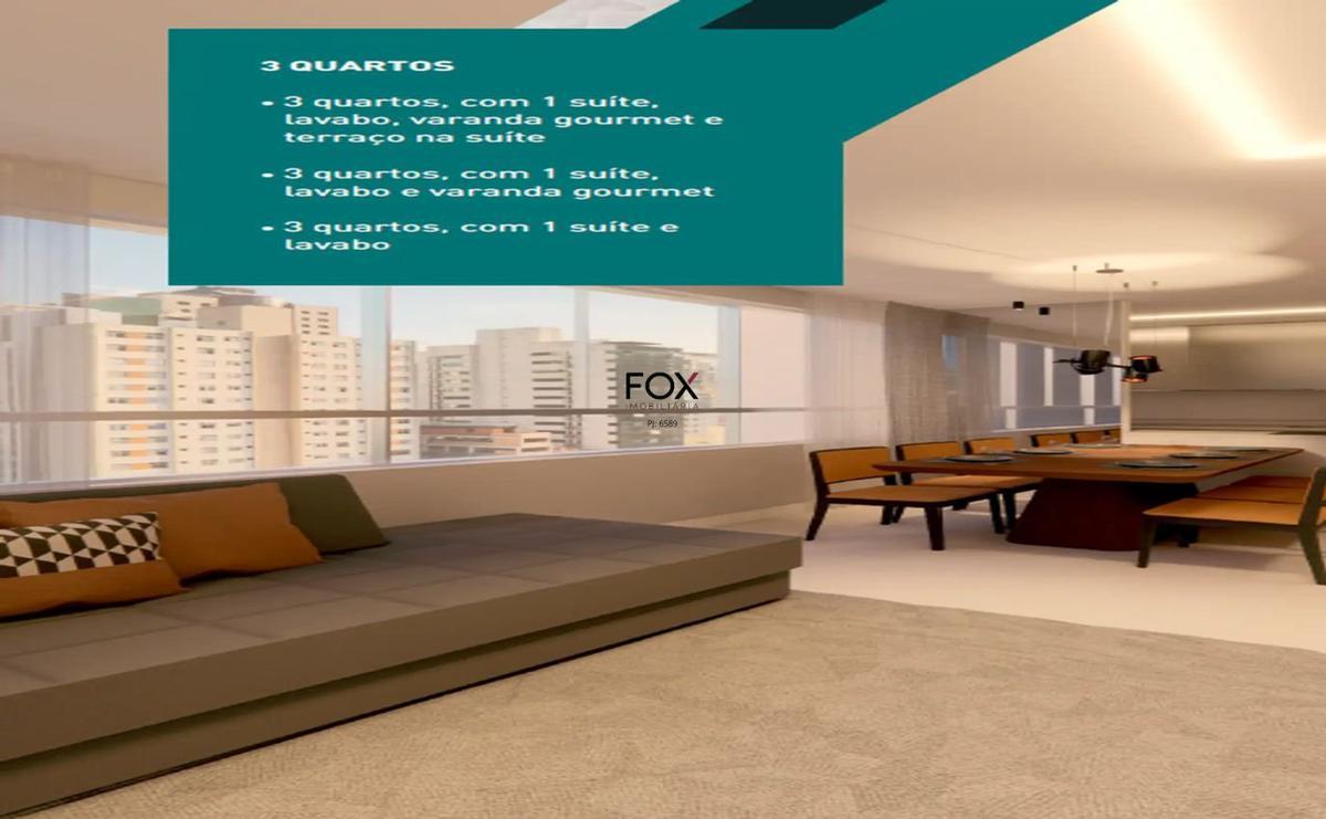 Apartamento, Lourdes, 3 Quartos, 0 Vaga, 1 Suíte