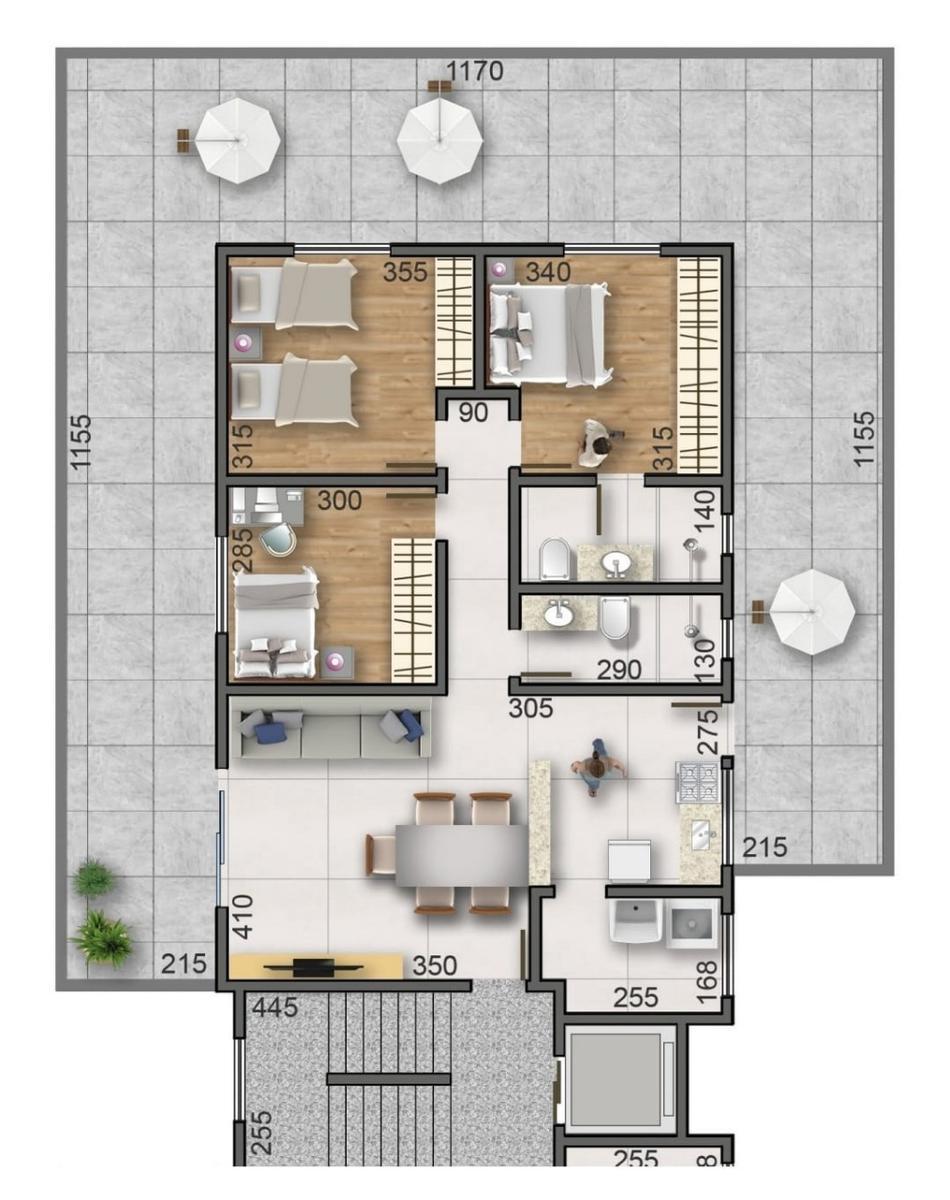 Cobertura, Barreiro, 3 Quartos, 2 Vagas, 1 Suíte
