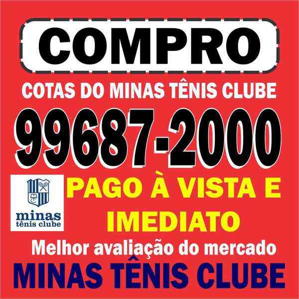 Compro Cotas do Minas Tênis Clube 9 9687-2000