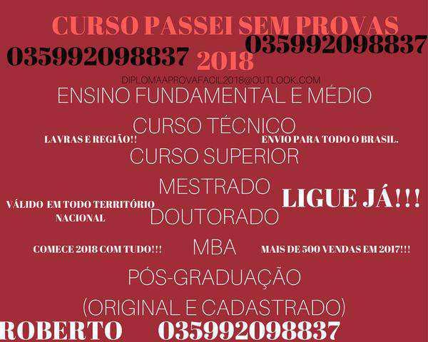 Carreira Profissional: Bacharel,licenciatura,tecnólogo,curso Técnico,curso Médio-035992098837-whatsapp