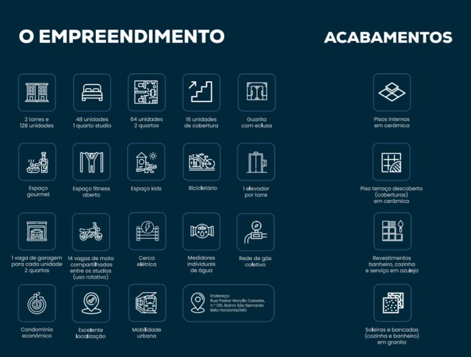 Apartamento, São Bernardo, 2 Quartos, 1 Vaga