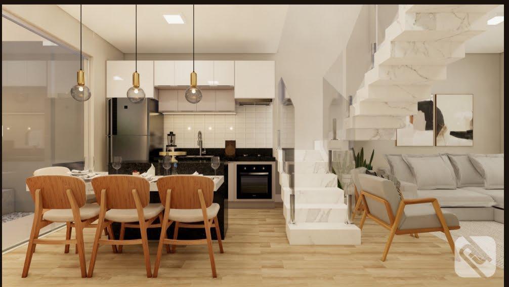 Casa, Jardim Primavera, 3 Quartos, 1 Vaga