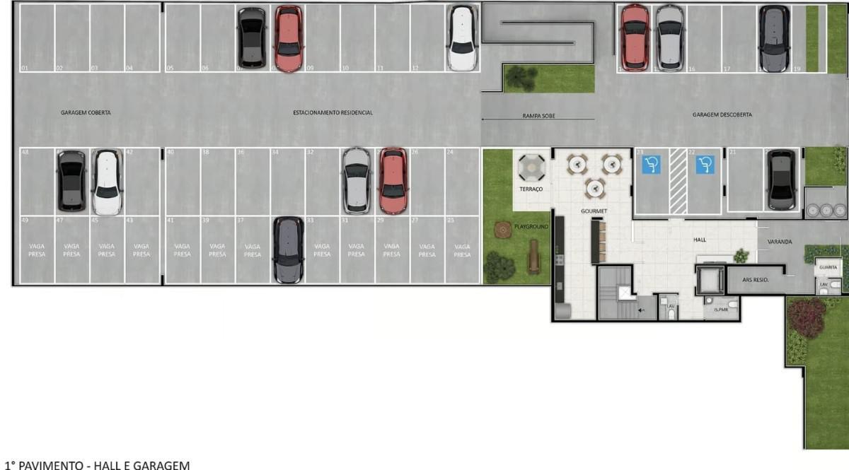 Apartamento, Santa Branca, 2 Quartos, 1 Vaga, 1 Suíte