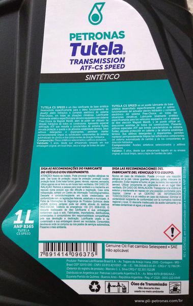 Óleo / Fluido Para Câmbio Automático Cs Speed Dualogic Imotion Easytronic