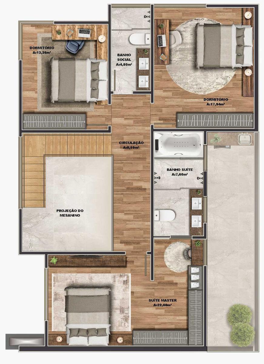 Casa, Cabral, 4 Quartos, 2 Vagas, 2 Suítes