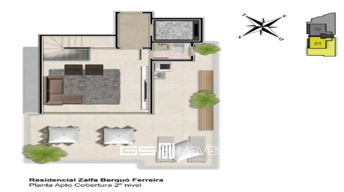 Apartamento, Vila Paris, 3 Quartos, 3 Vagas, 1 Suíte