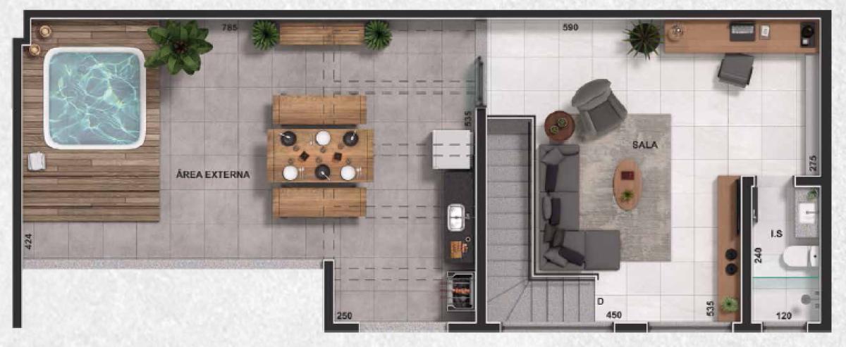 Cobertura, Dona Clara, 2 Quartos, 1 Vaga, 1 Suíte